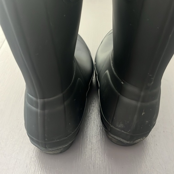 Hunter original short black matte rain boots - Picture 5 of 7